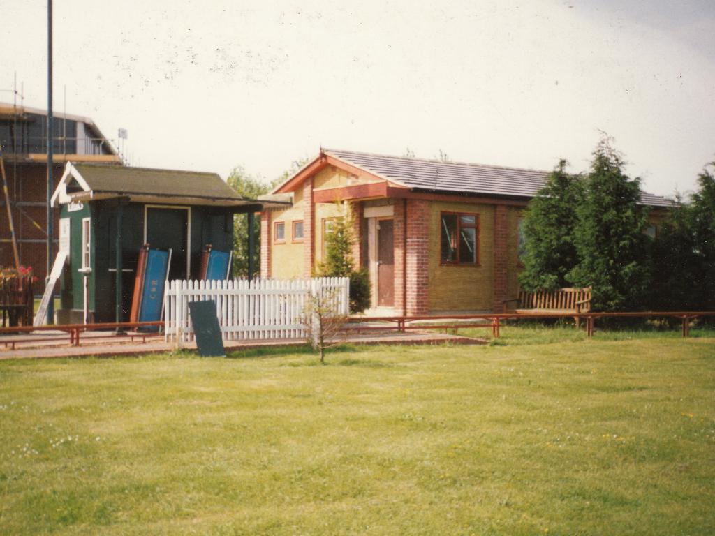 The raised station and club house